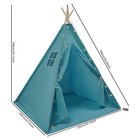 Blue Princess Castle Play Tent Kids Playhouse Children Indoor Outdoor Game House