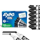  Low Odor Dry Erase Markers Black Chisel Tip For Versatile Lines Perfect For 