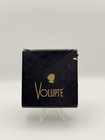 Vintage Volupt   Pressed Powder Compact Nos Gold Tone W  Box Puff  Unused