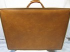 Vintage Hartmann Belting Leather Suitcase Travel Luggage Brown 26    X 19    X 8 