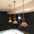 Vintage Brass Copper Nautical Fox Pendant Light Marine Ship Cargo Lamp 10 