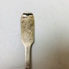 Antique Coin Silver Mustard Spoon N  Matson Pure Coin Marked Collectible