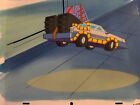 Back To The Future Animation Cels Cartoon Production Art Background Delorean I1