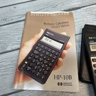 Hewlett Packard Hp 10b  Financial Calculator With Case Tested Working