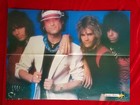 1980s Jon Bon Jovi Poster Vintage Rock 16x22 Quiet Riot Double Sided Print
