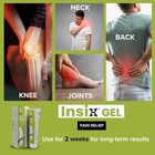 3 X Insix Pain Relief Gel  15 Gm  Quick Relief 4 Knee Back Joint Pain Non Greasy