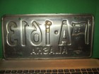 Vintage Original 1965 Us State Of Alaska License Plate Tag A 1613 More Listed