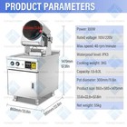Commercial Automatic Stir Fry Machine Countertop Cooker With Water Spray Cooker