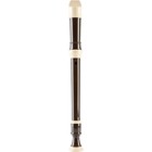 Lyons Premium 3-piece Soprano Recorder Brown