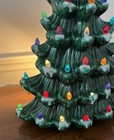 Vintage Atlantic Green Ceramic Flat Wall Hanging 16 5  Christmas Tree Read