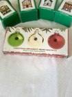 Vintage 1994 Christmas Ornament Lot Village Houses   Memo Magnets Set 