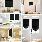 2 Pack  Cordless No Drill  Cut To Size  Stick On  Pleated Blackout Blinds  Black