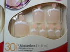 Lot Of 2 Packs Kiss Toenails French Bahamas Glue-on