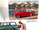 Two Rambler Car Brochures 1961   1964 One With  Large  Fold-out   free Shipping 