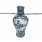 Brigitte Tanaka Organza Bag  delft Vase Pouch 
