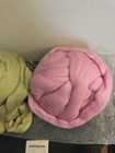 Natural Wool Roving  For Spinning  Felting 16oz Light Green And Pink