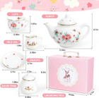 Porcelain Tea Set For Girls  Tea Party Set For Little Girls  Kids Tea Set