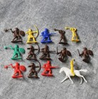 Vintage 1960 s Giant Brand Hong Kong 1 72 Viking Warrior Figures