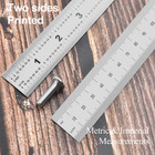 6 Inch Machinist Ruler  4-pack Stainless Steel Precision Scale Ruler