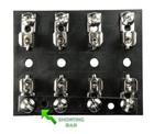 Fuse Block Fuse Holder  4-position  Glass Fuses  i e  3a  Abc  Agc  With Screws