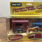 Breyer Mini Whinnies Play Set Adventure Vehicle 2 Horse Trailer New Sealed
