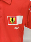 Vintage Retro Fila F1 Scuderia Ferrari Red Polo Top Size L Shell Vodafone - Bro