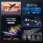 Hisense C2 Pro Triple Laser Smart Portable Projector 4k 2 600 Lumens 65      300  