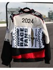 Men s Wool Kristin Juszczyk Indy 500 Racing Car Biker Jacket For Men Gift