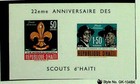 Haiti Sc 491-95 c193-5 Nh Set s s Of 1962 - Scouts -  sc1 