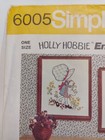 Simplicity 6005 Holly Hobbie Embroidery Craft Transfer Pattern Vtg Uc Sunbonnet