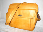 Samsonite Vtg 70 s Profile Butter Yellow 14x13x7 Shoulder Bag Luggage         B4