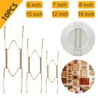 10 Pcs Wall Plate Spring Hook Hanger Holder Hanging Wire Home Decor Accessory