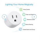 4 Pack Smart Plug  Wifi Mini Socket Outlet  Alexa Google Assistant Timer White