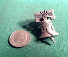Pennsylvania Lions 1976 Liberty Bell Lions Club Vintage Pewter Pin Or Tie-tack