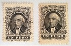 Mexico Stamps 1864 1 Peso Stamp Overprinted  Mint
