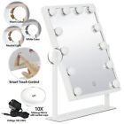 Makeup Mirror Hollywood Table Top Vanity Mirror With 12 Led Dimmable Bulb