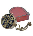 Vintage Brass Nautical Compass     Antique Marine Pocket Compass Handmade With Box