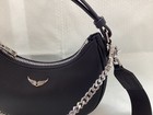 Authentic New Women Zadig voltaire Cow Leather Moon Shoulder Bag Crossbody Bag