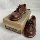 Vintage 1950s Buster Brown Leather Children   s Shoes Size 6 5 Easter Made In Usa