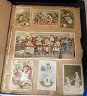 Antique Victorian Advertising Trading Cards   Die Cut Scrapbook Album Ephemera