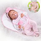 Real Life Reborn Baby Dolls Full Body Vinyl Silicone Newborn Girl Doll 22inch