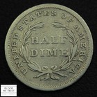 1837 Small Date No Stars Seated Liberty Silver Half Dime H10c