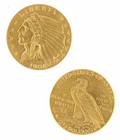  2 5 Quarter Eagle Indian Head Au Raw Pre 1933 Gold  random Year 