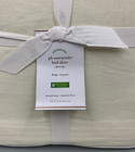 Pottery Barn Essentials Linen Cotton Bed Skirt Ivory King 14  Drop  n7