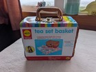19 Piece Kid s Tea Set And Basket  New