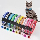 Cat Collar Reflective With Safety Release Breakaway Buckle Kitten Puppy Pet Bell