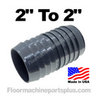 Carpet Cleaning Vacuum Hose 2  Inch Cuff To 2  Cuff Connector Connects