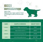 Immcute Disposable Male Dog Belly Band Wrap Diapers Size M 100 Count White