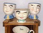 Baileys Yum Mug Cup Winking Face Vtg Mr Mrs Coffee Creamer Limited 1996 Lot O 10