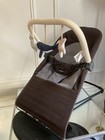 Baby Bjorn Soft Bouncer - Black gray W toy Bar  Clean And Ready To Use